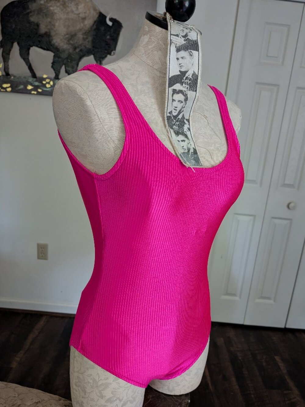 White Stag Vintage Hot Pink Swimsuit